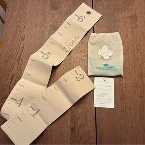 Personalized “Elana” Hanging Canvas Growth Chart